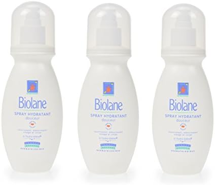 Gentle Hydrating Facial Mist Spray / Facial Spray Moisturizer by Biolane - 3 Pack
