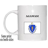 US State Flag - AGAWAM, Massachusetts (MA) Mug