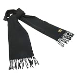 Men's Boston Traveler Acrylic Winter Scarf - Black