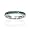 Bling Jewelry CZ Green Emerald Color Stackable Sterling Silver Eternity Band - Size 4