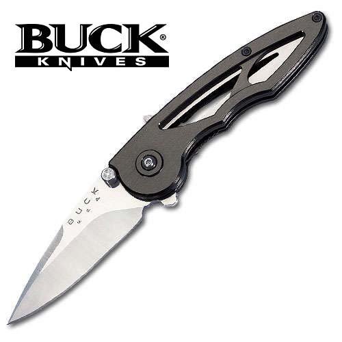 Buck Folding Knife Gray Rush by Buck