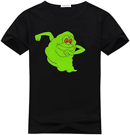 Gamers Fashion Child Kids Boys And Girls Ghostbusters logo classic Cotton T-Shirt Small/5Y-6Y Black