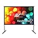 Elite Screens Yard Master 2, 120-inch Indoor Outdoor Portable Fast Foldaway Projector Screen with Stand 16:9, 8K 4K Ultra HD 3D Movie Theater Cinema 120? Foldable Rear Projection Screen, OMS120HR2