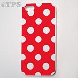 iPhone 5 ケース / NEW iPhone5用 TPSbAオリジナル ハードケース 水玉 ドット柄 赤