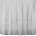 Tadpoles Triple Layer Tulle Crib Skirt - White