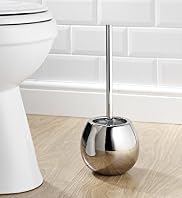 Shiny Orbit Toilet Brush Holder