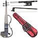 Yamaha SV-130 Concert Select Silent Electric Blue 4/4 Violin Outfit including a Johnson Artist Carbon Composite Bow & Yamaha Red Gig Bag