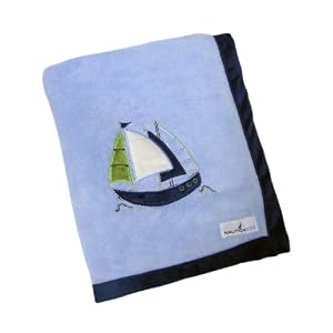 Zachary Coral Fleece Blanket by Nautica