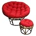 Blazing Needles Single Papasan Cushion - 93302-SOL-SG