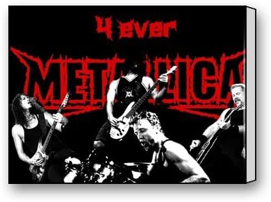 Funnyone Custom Modern Wall Art Decoration for Home Metallica Canvas Prints