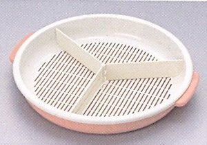 Japanese Shabu Shabu Food Preparing Party Tray Colander Pink #7132