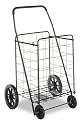 Whitmor 6307-1729-BLK Rolling Utility Cart, Black