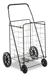 Whitmor 6307-1729-BLK Rolling Utility Cart, Black