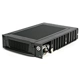 StarTech.com 3.5-Inch IDE Hard Drive Mobile Rack for 5.25-Inch Bay with Fan - DRW110ATABK (Black)