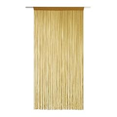 Fadenvorhang Fadenstore Vorhang HELLBRAUN 2,30m x 1m