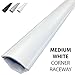 Electriduct Medium Corner Duct Cable Raceway (1150 Series) - 5 Feet - White - 2 Sticks