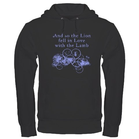 Lion in Love with Lamb Twilight Hoodie (dark)