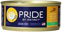 Nature's Variety Pride by Instinct Grain Free Champ's Chicken Recipe Flaked Canned Cat Food, 5.5 oz. Cans (Case of 12)
