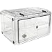 Bel-Art Scienceware 420740000 Clear Secador 4.0 Horizontal Auto-Desiccator Cabinet, 20.4" Width x 13.4" Height x 16.3" Depth