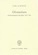 Glossarium. Aufzeichnungen der Jahre 1947 - 1951