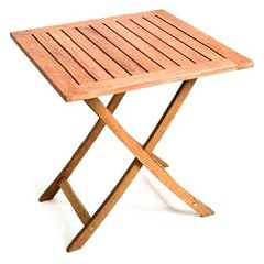 Klapptisch aus FSC-zertifiziertem Eukalyptus Hartholz, Oberfl�che ge�lt,  70x70cm