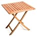 Klapptisch aus FSC-zertifiziertem Eukalyptus Hartholz, Oberfl�che ge�lt,  70x70cm