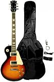 Barcelona LP Style Full Size Electric Guitar Set - Sunburst