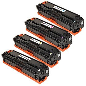 LD Â© 4 HP Compatible CP1215 toners 1Bk,C,M,Y