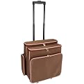 Mackinac Moon Rolling Tote -Pink/Chocolate