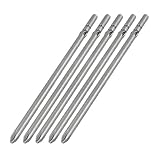 uxcell ドライバービット　ビット　グレー　5本入 5mm直径 120mm長さ