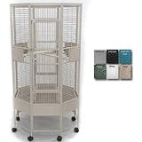 New Design Octagon Bird Cage Medium Dblue