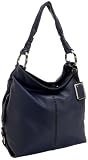 B.MAKOWSKY Lites Charleston Large Hobo,Navy,one size