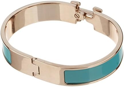 Gotomore 2015 Summer Popular Stylish Stainless Steel Anti-allergic H-shaped Buckle Bracelet Bangle - Silver + blue