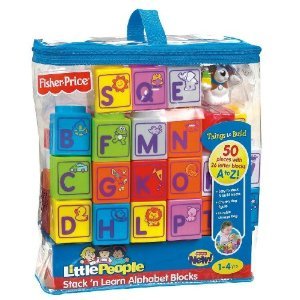 フィッシャープライス　Fisher-Price アルファベットブロック 並行輸入品