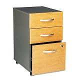Series C: Assembled 3-Drawer File Cabinet - Natural Cherry