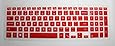CaseBuy&reg; Red Translucent Ultra Thin Soft Silicone Keyboard Cover Protector Skin for Dell Inspiron 15 3000 5000 series i3541 15-3542 i3542 15-3543 i3543 15-3551 i3551 15-5545 i5545 15-5547 i5547 15-5548 i5548 17-5748 i5748 17-5749 i5749 series - US Layout Compatible Models Listed in Product Description