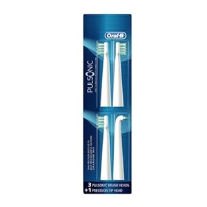Oral-B Pulsonic Replacement Electric Toothbrush Head 4 Count