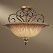 Minka Raffine Aged Patina 2 Light Semi Flush 962-243