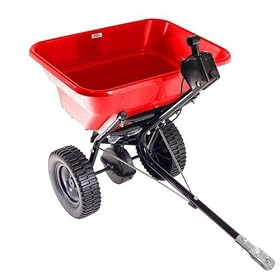 Earthway 80-Pound Semi-Assembled Tow Spreader with 10-Inch Wheels #2050T