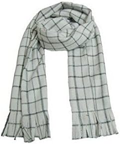 Costumebuy2009 Cosplay Costume Anime Fairy Tail Natsu Dragneel White Checks Tassel Scarf