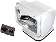 Go Light Permanent Mount Searchlight with Hard Wired Dash Remote, White
