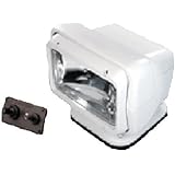 Go Light Permanent Mount Searchlight with Hard Wired Dash Remote, White