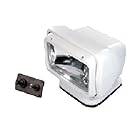 Go Light Permanent Mount Searchlight with Hard Wired Dash Remote, White