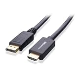 Cable Matters Premium DisplayPort to HDMI Male to Male Cable in Black 15 ft
