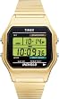 Timex Men's Kids T78677 Gold Stainless-Steel Quartz Watch with Green Dial