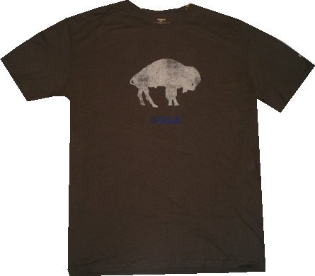 Buffalo Bills Reebok AFL Throwback Vintage Super Soft Strom Retro Slim Fit T Shirt