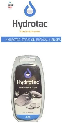 NEOPTX - Hydrotac Stick-on Bifocal Lenses (OPTX 20/20)- +2.00 Diopter - by Neoptx