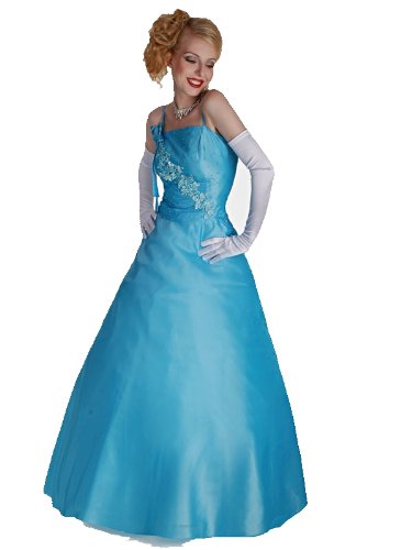 Envie/Paris – 1002 DUNJA Abendkleid Ballkleid 2-teilig in Türkis Gr. 40 /152 cm