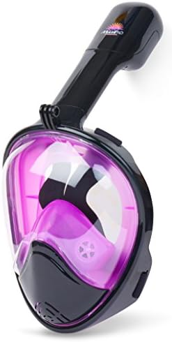 DryDive Snorkel Mask (Purple/Black, Small)