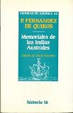 Memoriales de las Indias Australes (Cronicas de America) (Spanish Edition)